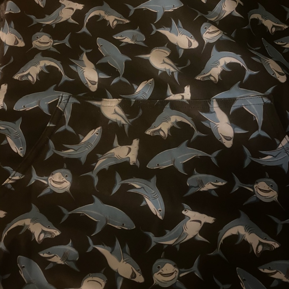 Blackmilk -Mr shark black muscle hoodie - Picture 3 of 3